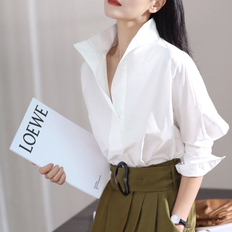 Shirt Camp Collar - Camisa sin mangas con cuello alto