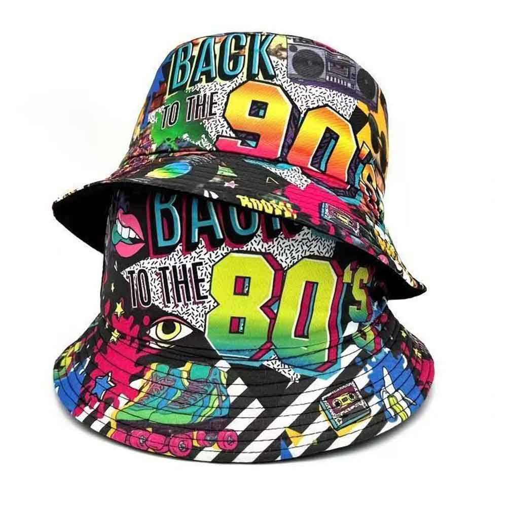 Packable Hat Nylon - Sombrero de Pescador Retro Vintage Años