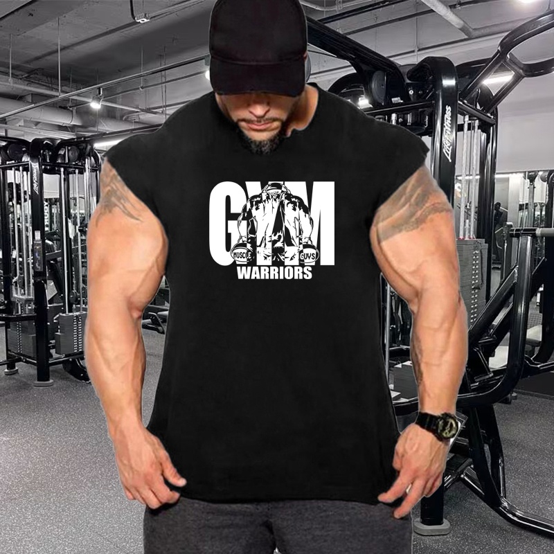 Camisetas sin mangas de algodó - Tank Top Muscle reseña y precio