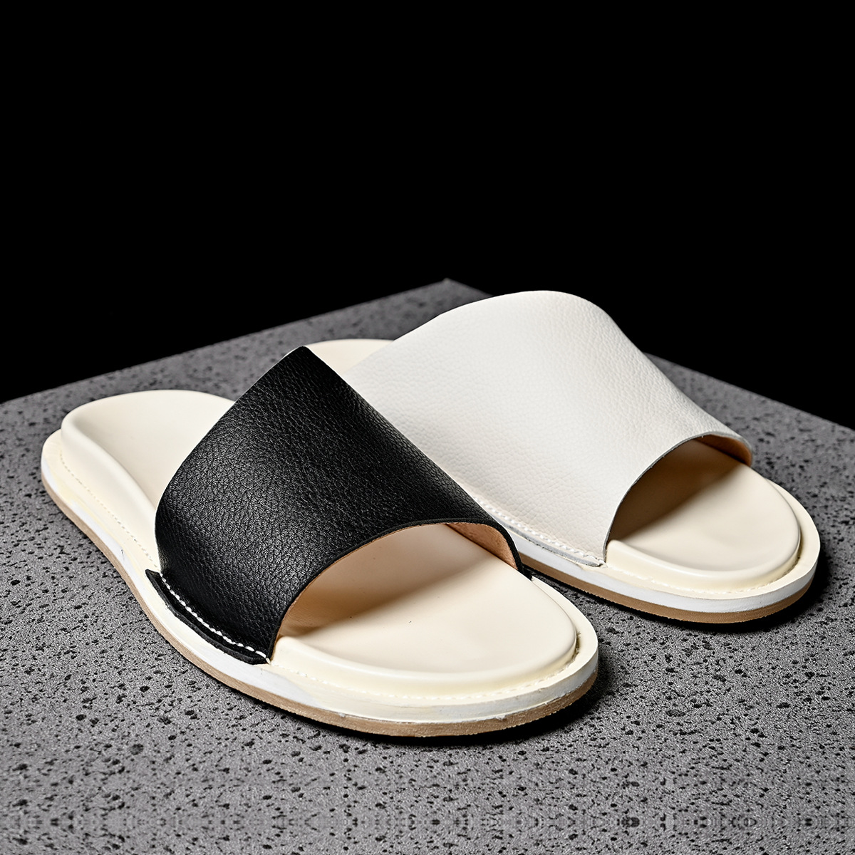 Zapatillas suaves de cuero gen - Flip Flop Leather Men reseña y precio